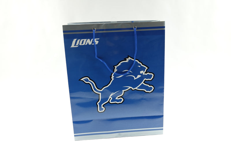 NFL Detroit Lions Team Logo Gift Bag (Large) L