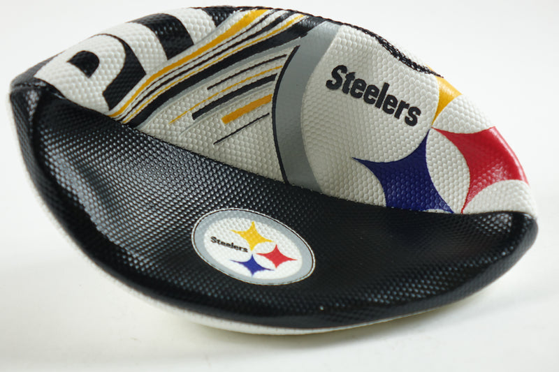 Franklin Sports NFL Pittsburgh Steelers Football Youth - 8.5"  SPACELACE