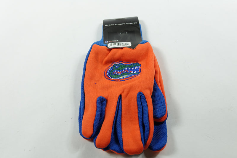 NCAA Florida Gators Two-Tone Gloves, White/Blue Small S