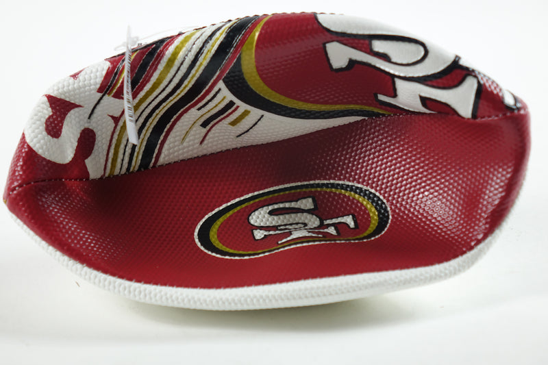 Franklin Sports NFL San Francisco 49ers Football - Youth  8.5"l- SPACELACE Grip