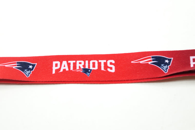 NFL New England Patriots Ombre Lanyard, Navy/Red, Onse Size 0