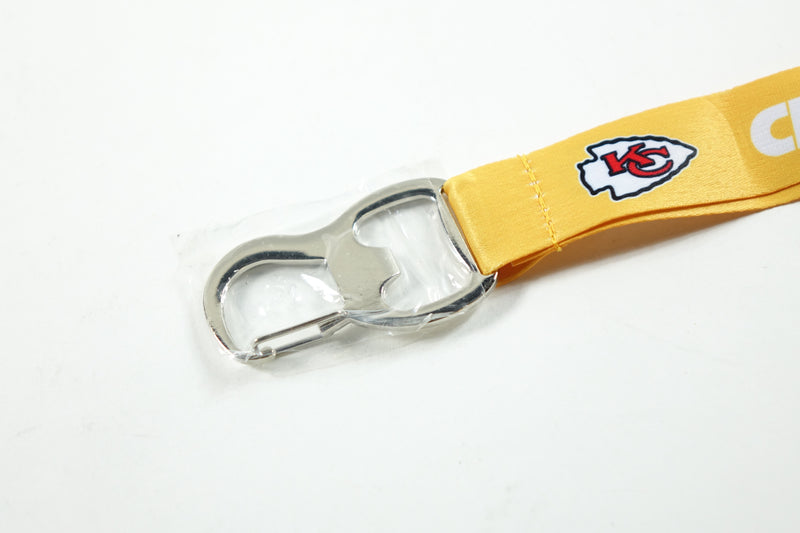 NFL Kansas City Chiefs Ombre Lanyard, Red/Gold, Onse Size 0