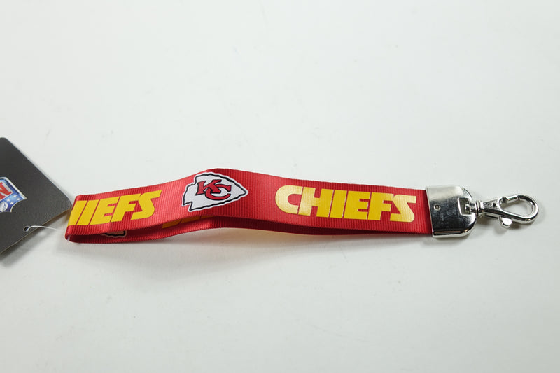 NFL Kansas City Chiefs Wristlet Lanyard, Red, One Size