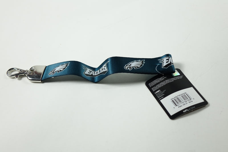 NFL Philadelphia Eagles Wristlet Lanyard, Teal, One Size