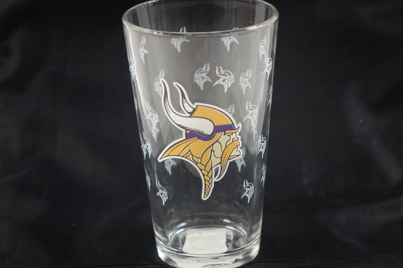 Logo Brands NFL Minnesota Vikings (1) 16oz Pint Glass