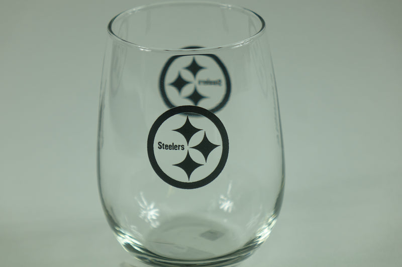 NFL Pittsburg Steelers 16oz Gameday Curved Beverage Glass