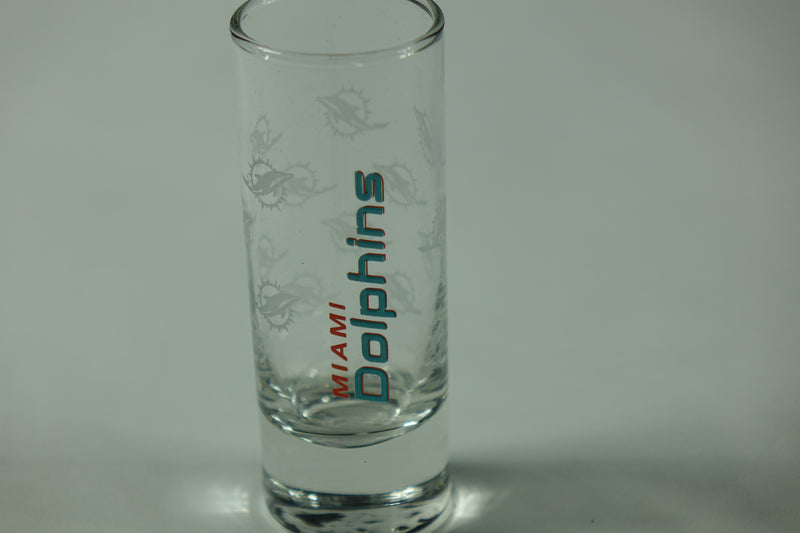 logobrands NFL Miami Dolphins 2.5oz. Satin-Etched Tall Shot Glass One Size