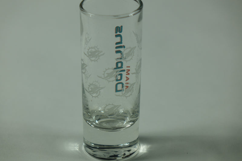 logobrands NFL Miami Dolphins 2.5oz. Satin-Etched Tall Shot Glass One Size