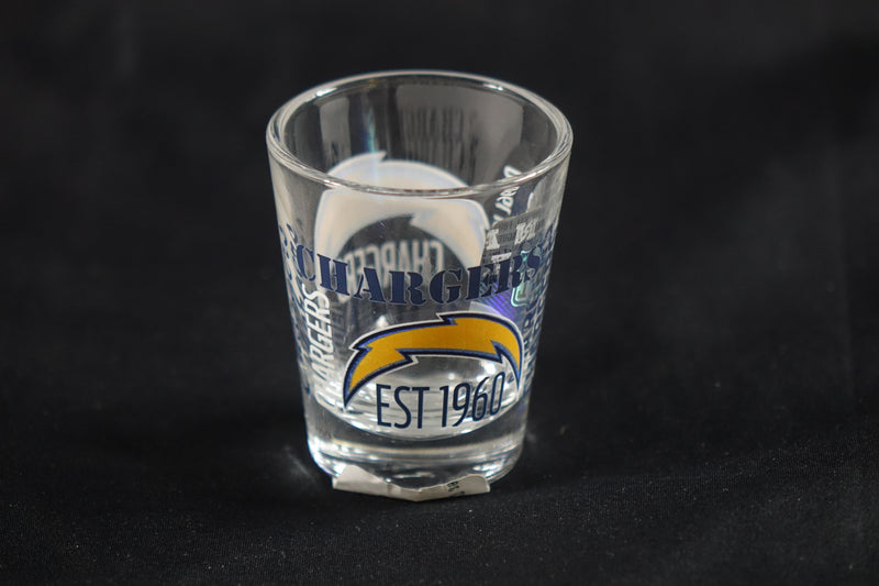 Logo Brands NFL Los Angeles Chargers 2oz Shot Glass