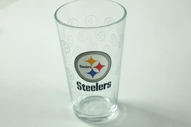 Logo Brands NFL Pittsburg Steelers 16oz Pint Glass