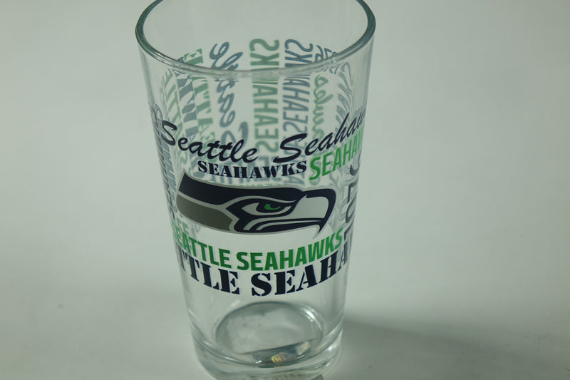 Logo Brands NFL Seattle Seahawks 16oz Spirit Pint Glass