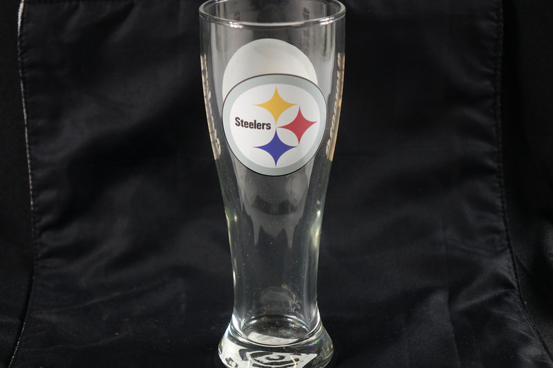 logobrands NFL Pittsburgh Steelers 16oz. Gameday Pilsner Glass One Size