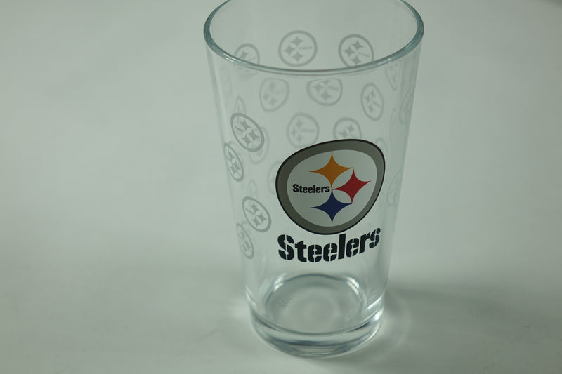 Logo Brands NFL Pittsburg Steelers 16oz Gameday Pint Glass