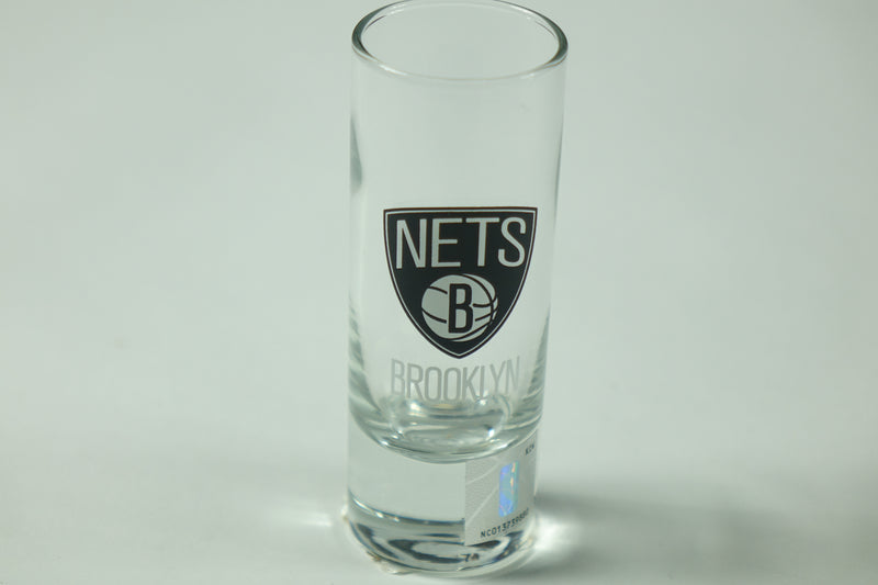 Logo Brands NBA Brooklyn Nets 2.5oz Shooter Glass