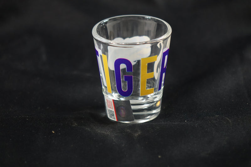 Logo Brands NCAA LSU Tigers 2oz Overtime Shot Glass