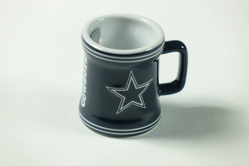 Logo Brands NFL Dallas Cowboys Sculpted Mini Mug, Size 2.5, Blue