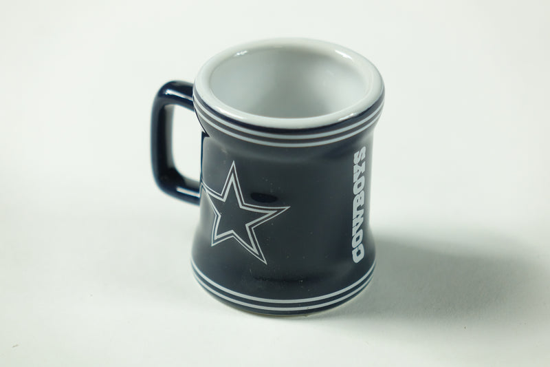 Logo Brands NFL Dallas Cowboys Sculpted Mini Mug, Size 2.5, Blue