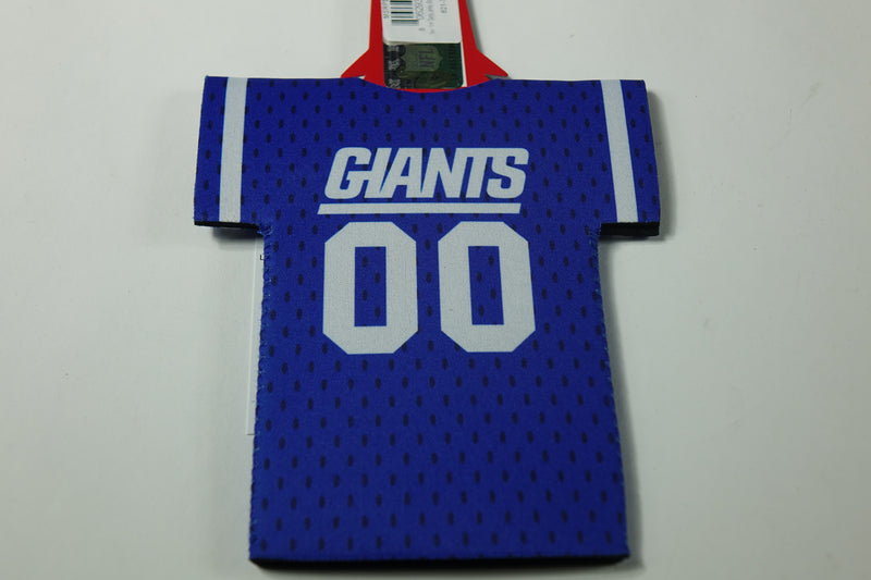 Logo Brands Officially Licensed NFL New York Giants Jersey Bottle Coozi One Size