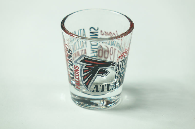 Logo Brands NFL Atlanta Falcons 2oz Spirit Shot Glass