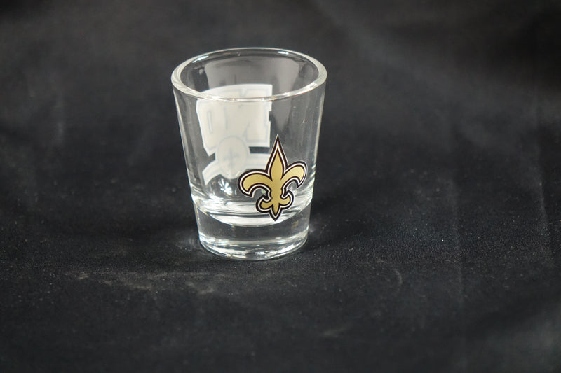 Logo Brands NFL New Orleans Saints 2oz Shot Glass