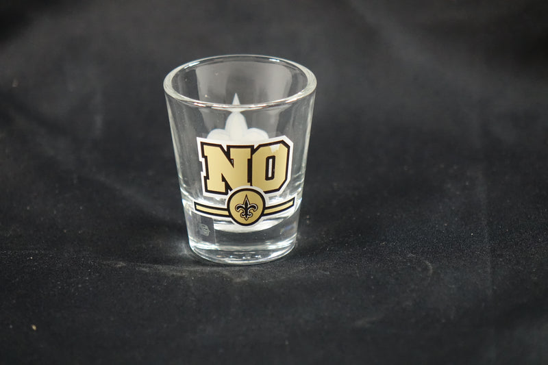 Logo Brands NFL New Orleans Saints 2oz Shot Glass