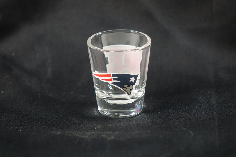 Logo Brands NFL New England Patriots 2oz Shot Glass