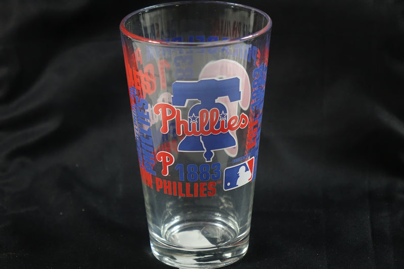 Logo Brands MLB Philadelphia Phillies 16oz Spirit Pint Glass