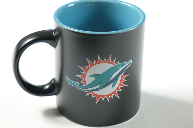 Logo Brands NFL Miami Dolphins 14oz Matte Mug