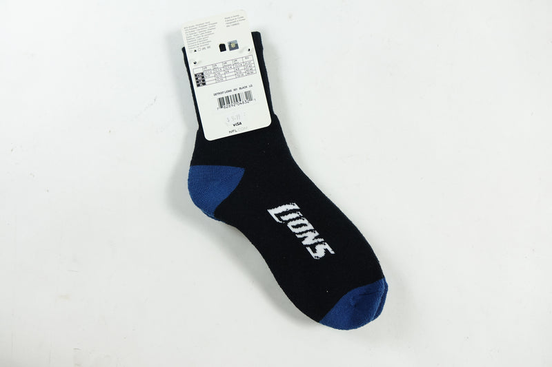 NFL Detroit Lions Men's Team Quarter Socks, Large L L