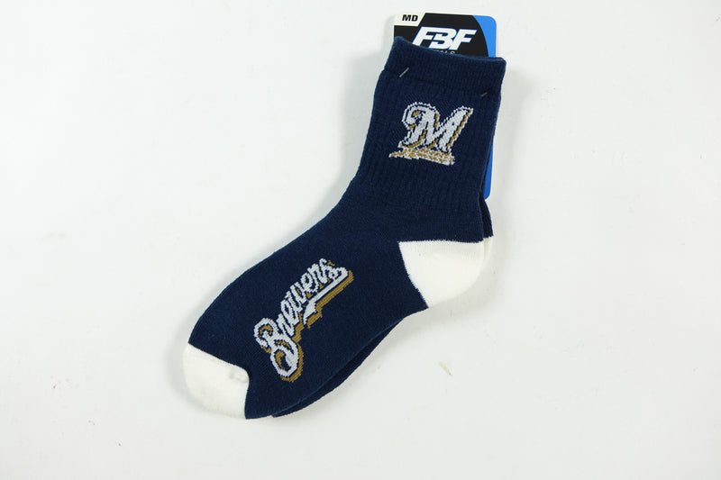 MLB Crew Socks Brewers Medium M M