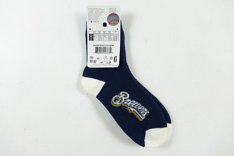 MLB Crew Socks Brewers Medium M M