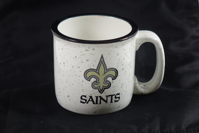 Logo Brands NFL New Orleans Saints 15oz Campfire Mug