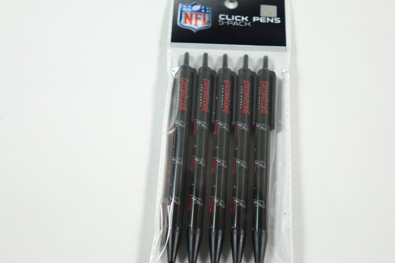 NFL Tampa Bay Buccaneers 5 Pack Click Pens - Black Ink