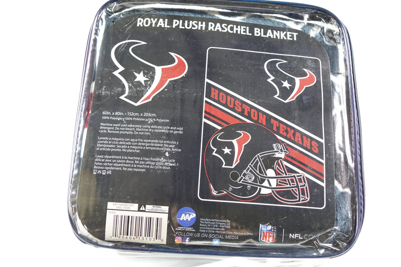 NFL Houston Texans 60" x 80" Royal Plush Raschel Blanket One Size