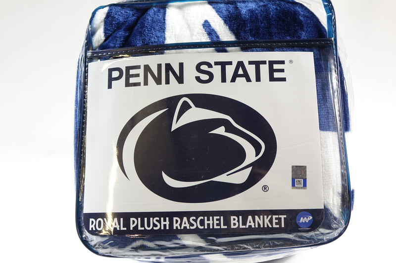 NCAA Penn State Nittany Lions Raschel Throw Blanket, 60" x 80", Basic