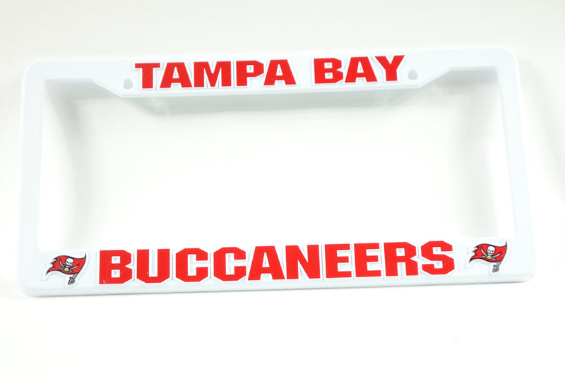 NFL Buccaneers Plastic Frame, 15 x 8", Logo Color