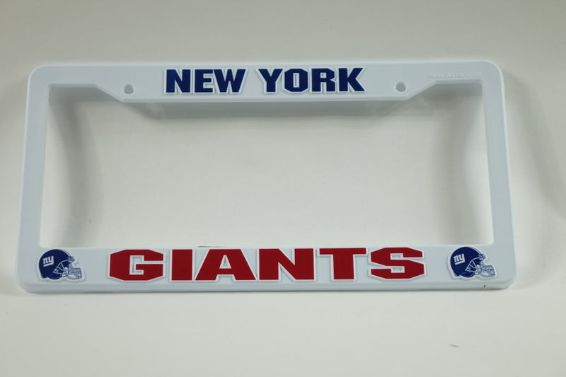 NFL New York Giants License Plate Cover