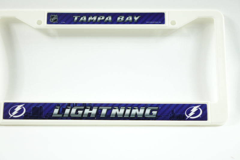 Tampa Bay Lightning NHL Plastic License Plate Frame