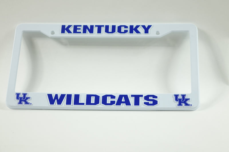 NCAA Kentucky Wildcats Plastic License Plate Frame 6 x 12.25-"