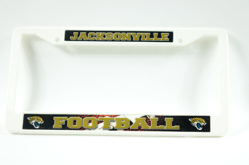 NFL Plastic License Plate Frame Jaguars