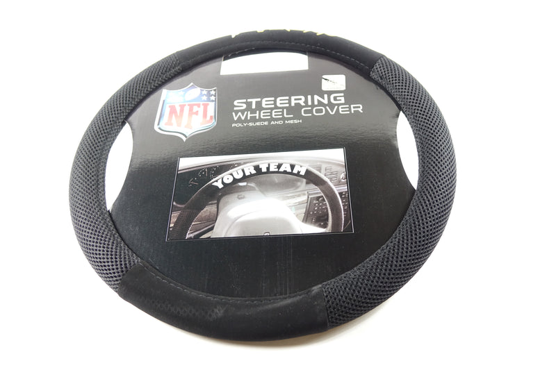 NFL Minnesota Vikings Poly-Suede Steerin Fits most standard size steering wheels