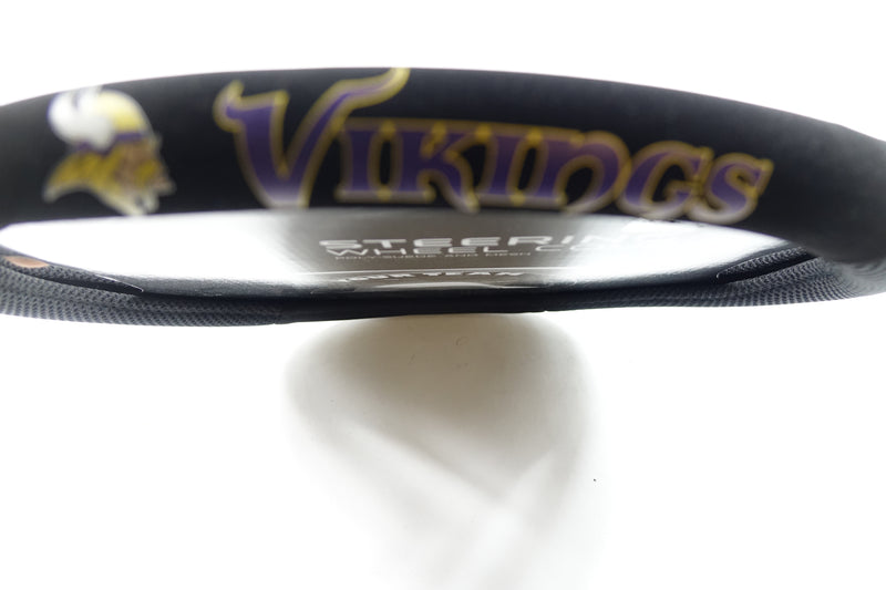 NFL Minnesota Vikings Poly-Suede Steerin Fits most standard size steering wheels