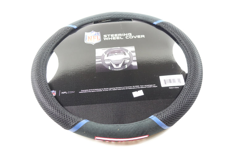 NFL 21382 New York Giants Embroidered Steering Wheel Cover 15 Inch Diameter