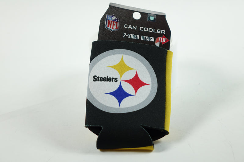 NFL Pittsburgh Steelers Logo 2-Sided Can Cooler 12 oz.