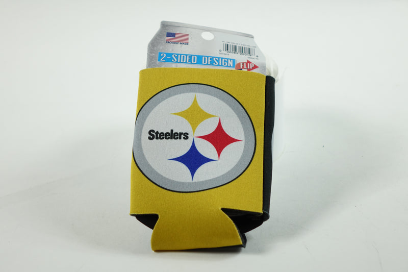 NFL Pittsburgh Steelers Logo 2-Sided Can Cooler 12 oz.