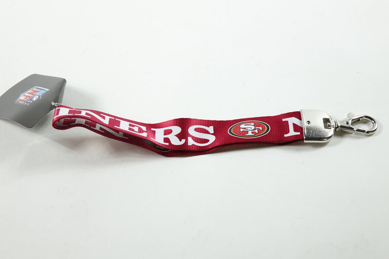 NFL San Francisco 49ers Unisex SAN FRANCISCO 49ERS WRISTLET LANYARD One Size