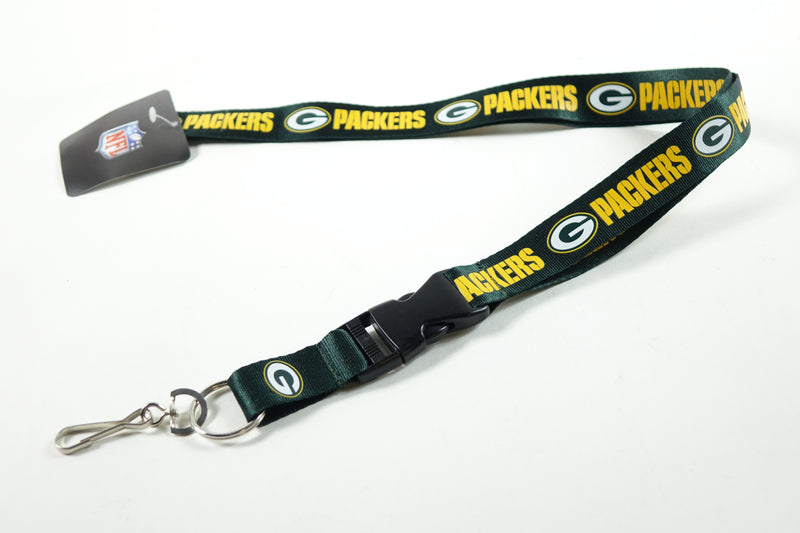 NFL Green Bay Packers Lanyard, Green One Size