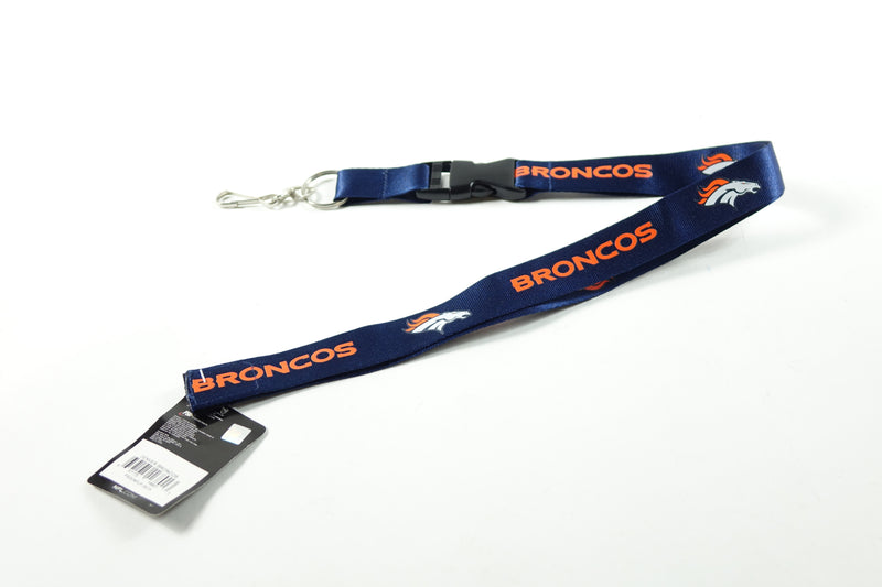 NFL Denver Broncos Lanyard Blue, Standard