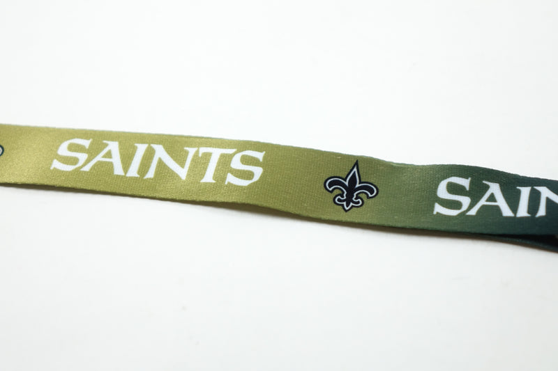 NFL New Orleans Saints Ombre Lanyard, Black/Gold, Onse Size 0