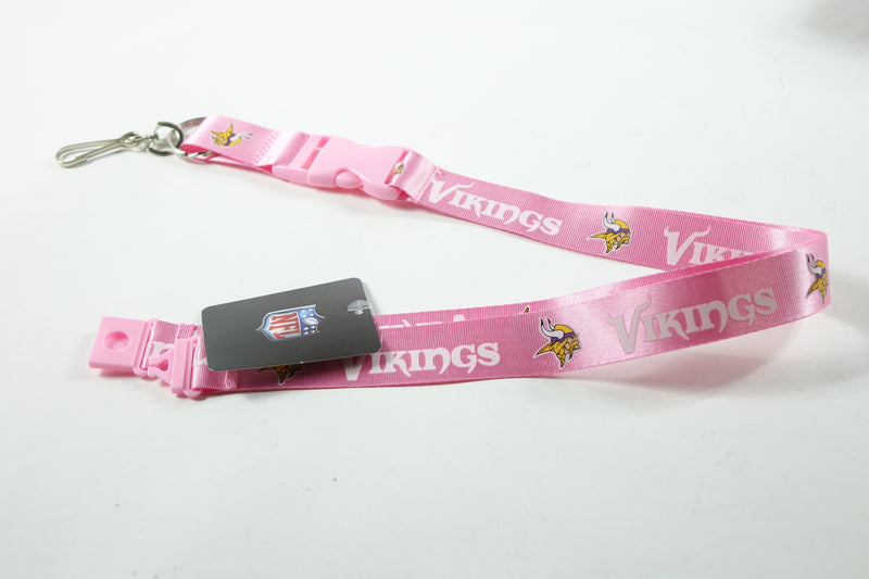 NFL Minnesota Vikings Pink Lanyard